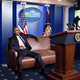 Image for article titled Bloated Obama Delivers Press Conference From Couch Behind Podium